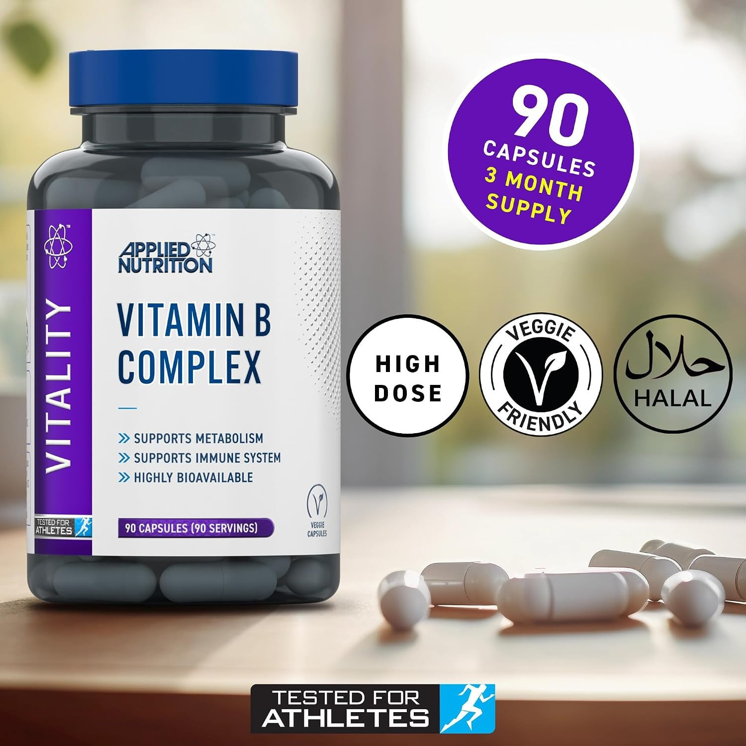 Applied Nutrition Vitamin B Complex 90 Caps