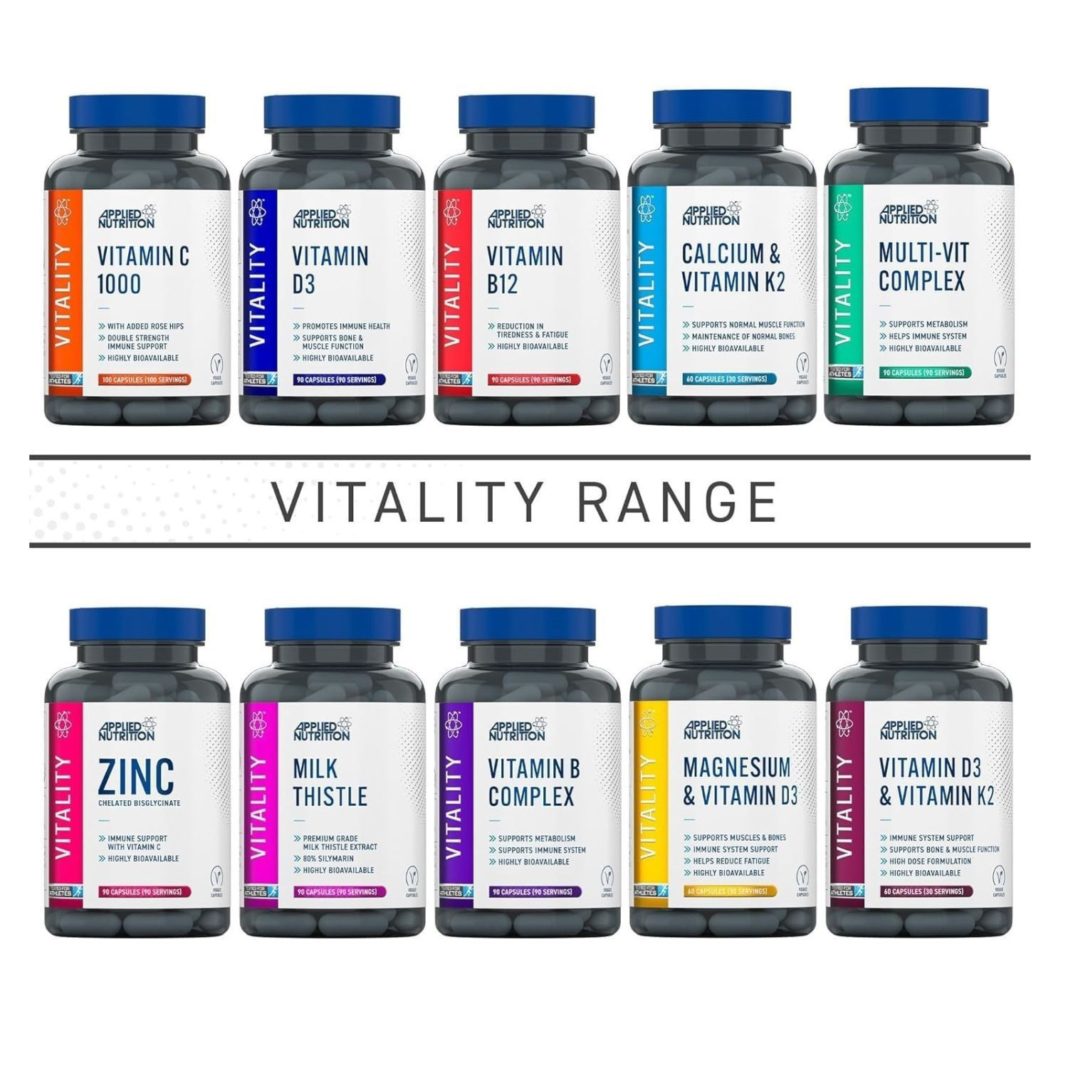 Applied Nutrition Vitamin B Complex 90 Caps