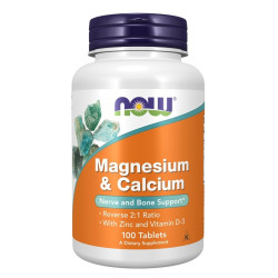 NOW Foods Magnesium & Calcium Tabs
