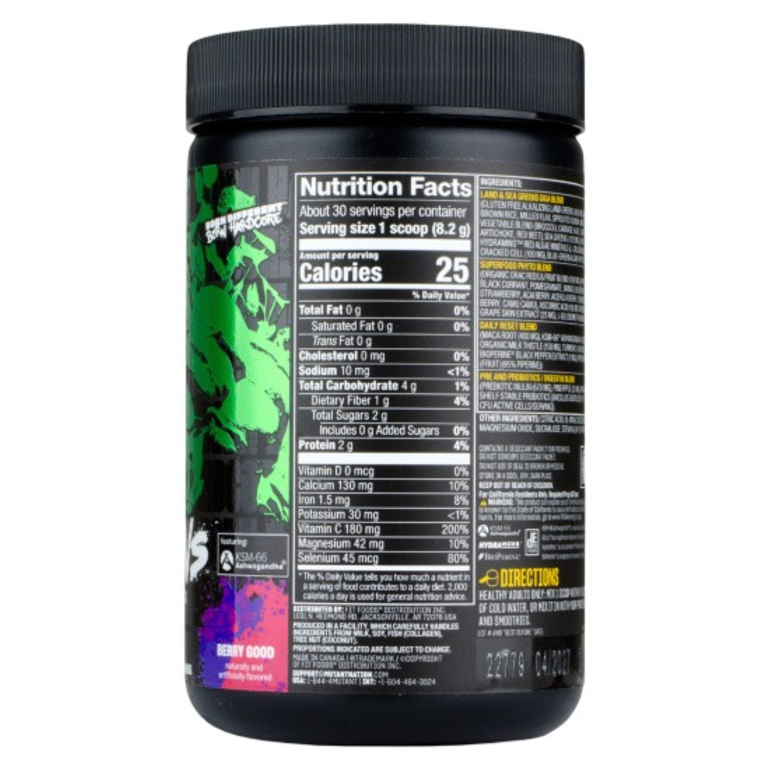 Mutant Big Greens Superfood Powder Mutant Big Greens Superfood Powder
