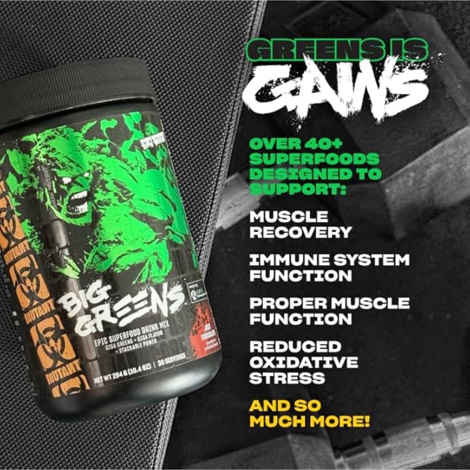 Mutant Big Greens Superfood Powder Mutant Big Greens Superfood Powder