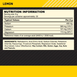 Optimum Nutrition Electrolyte Powder 264g Optimum Nutrition Electrolyte Powder 264g