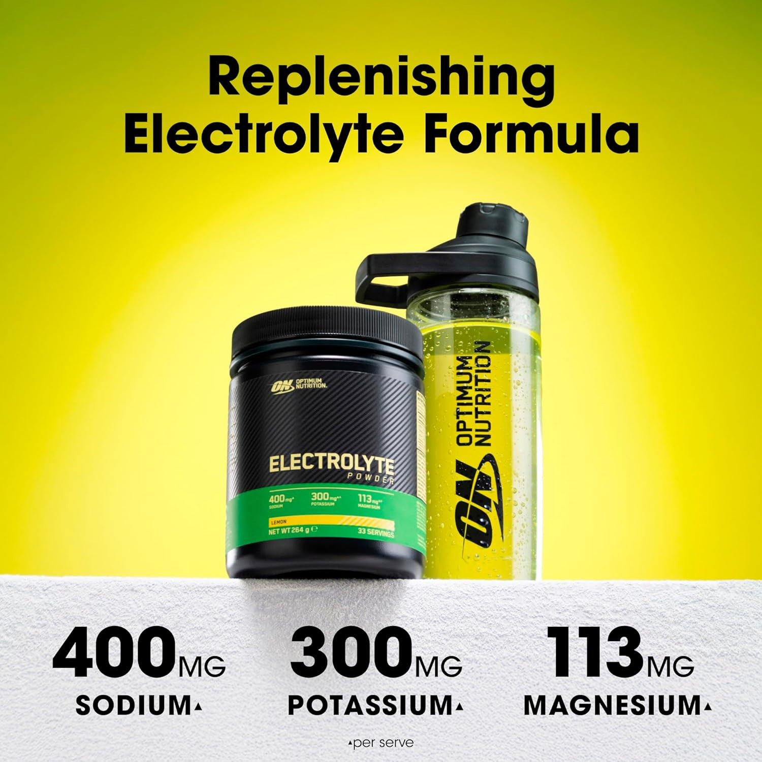Optimum Nutrition Electrolyte Powder 264g Optimum Nutrition Electrolyte Powder 264g