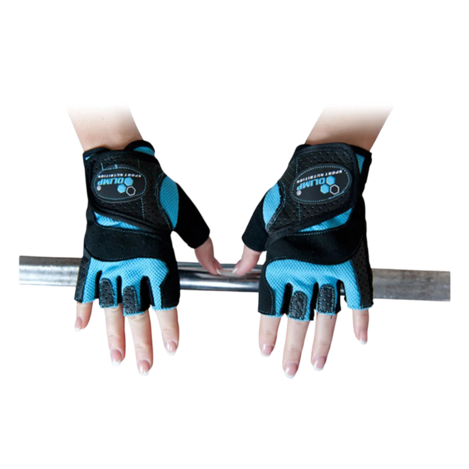 Olimp Nutrition Fitness Star Training Gloves Blue Olimp Nutrition Fitness Star Training Gloves Blue