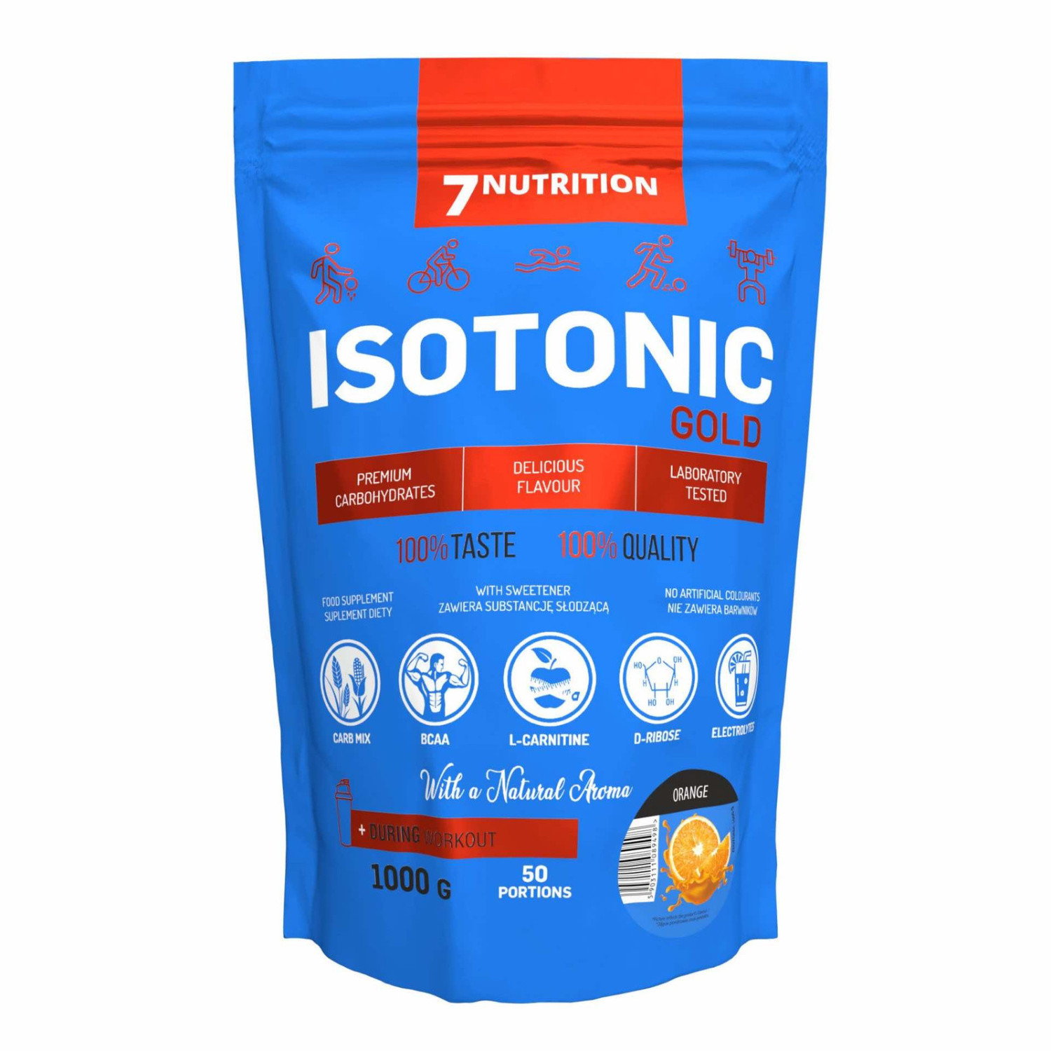 7Nutrition Isotonic Gold Powder 1000g