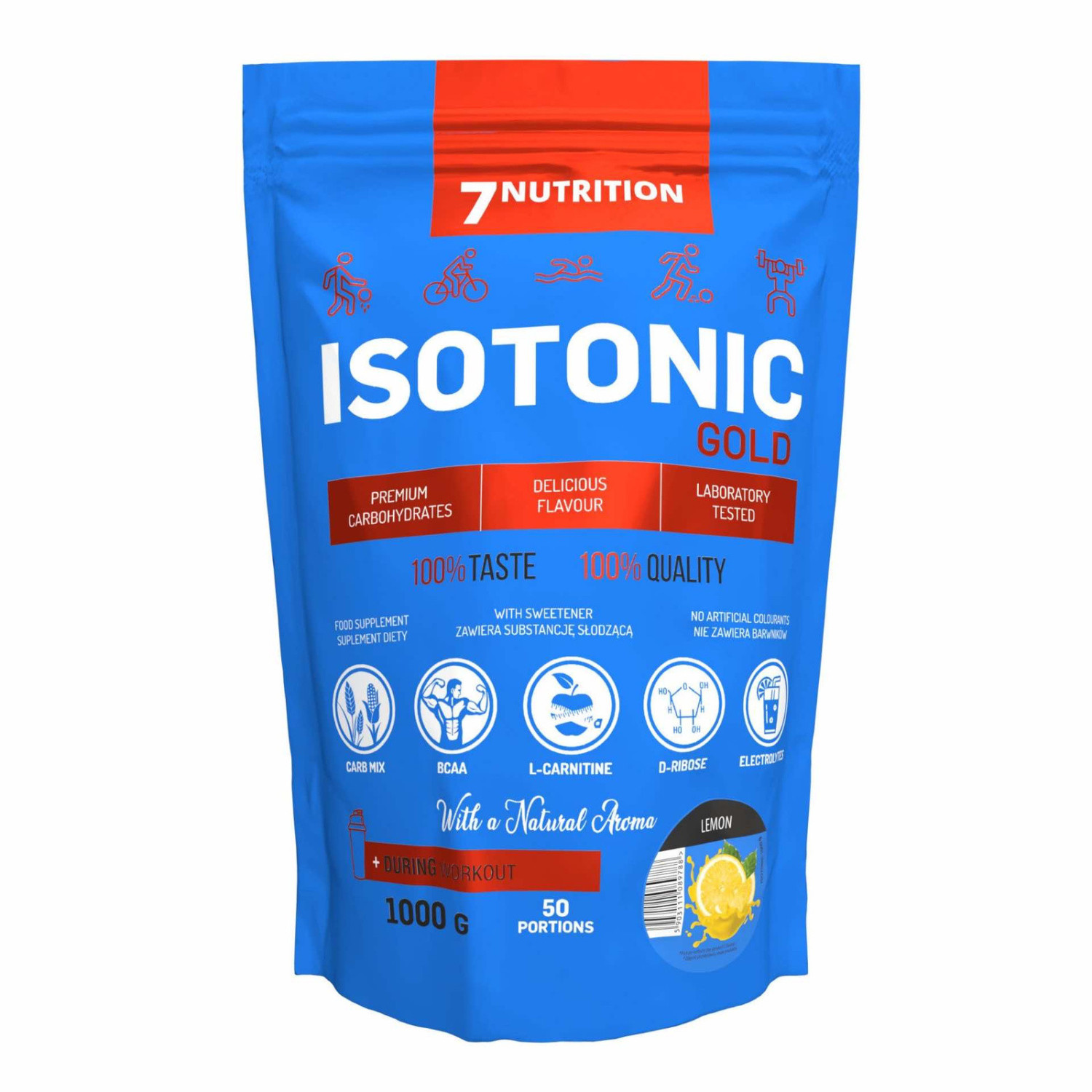 7Nutrition Isotonic Gold Powder 1000g
