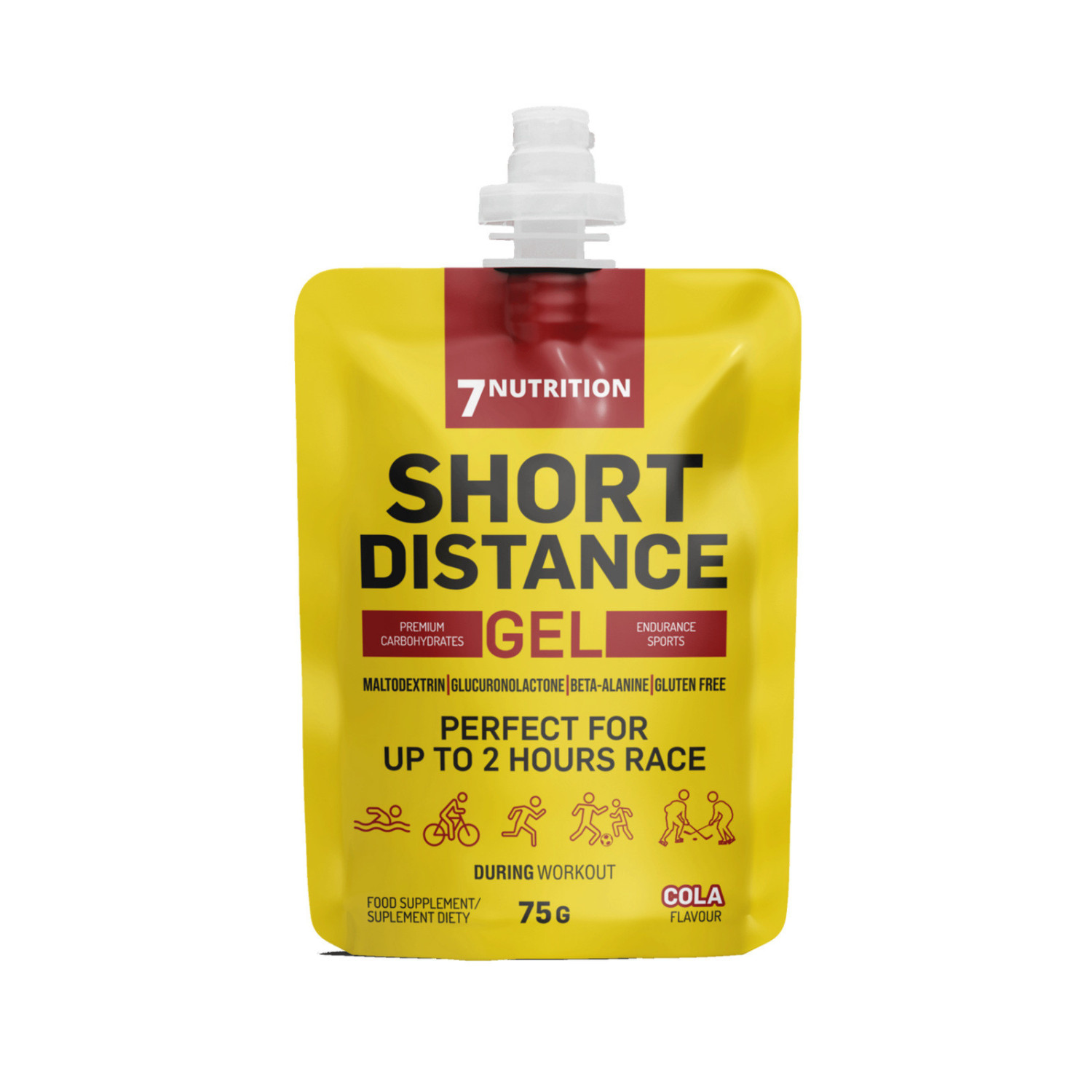7Nutrition Short Distance Gel 16 x 75g 7Nutrition Short Distance Gel 16 x 75g