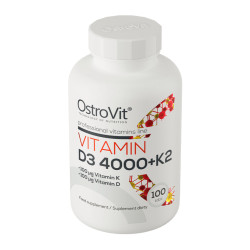 Ostrovit Vitamin D3 4000+K2 100 Tabs