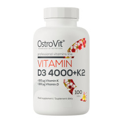 Ostrovit Vitamin D3 4000+K2 100 Tabs