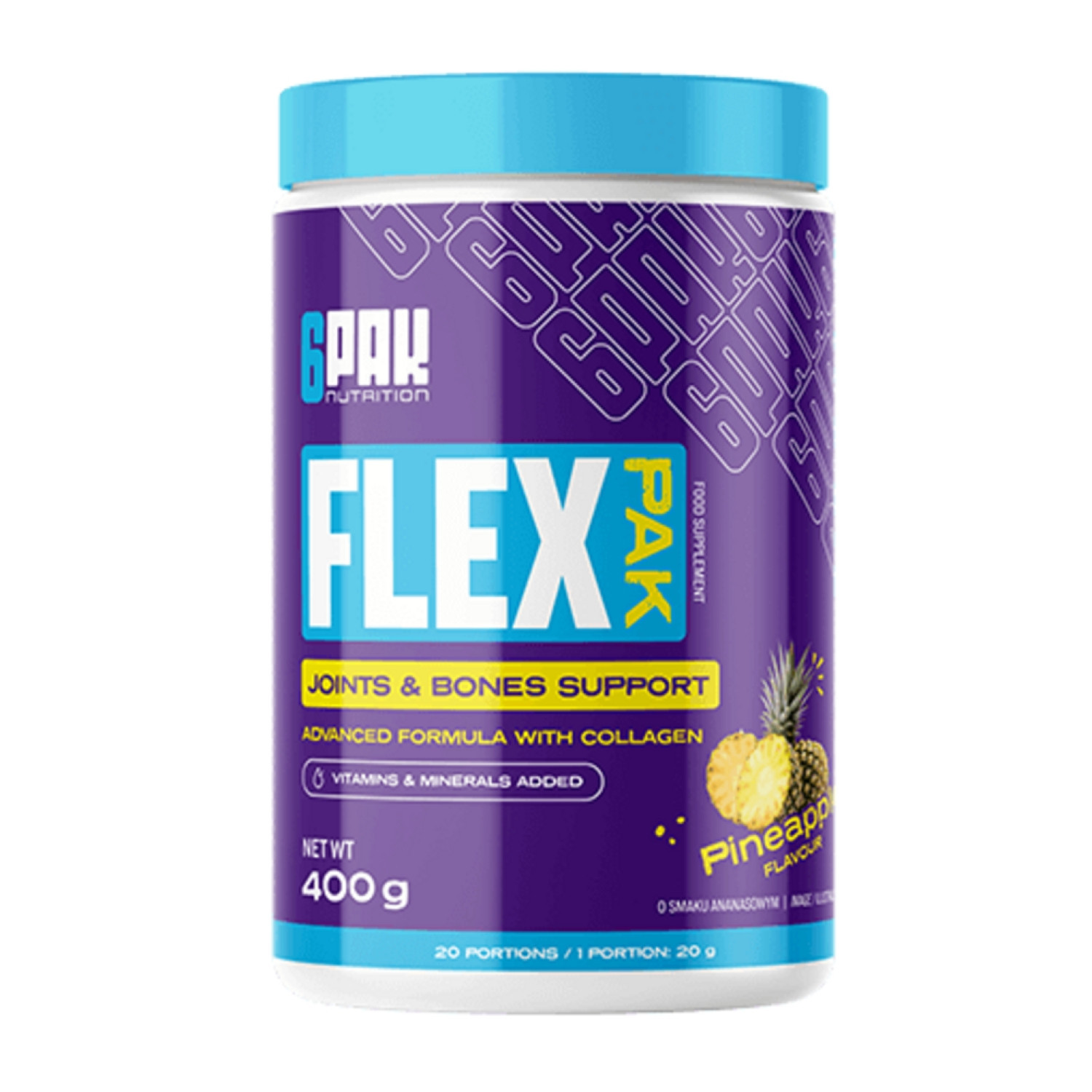 6PAK Nutrition Flex Pak Powder 400g 6PAK Nutrition Flex Pak Powder 400g