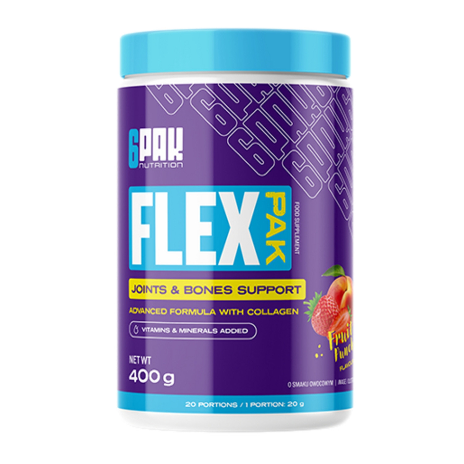 6PAK Nutrition Flex Pak Powder 400g 6PAK Nutrition Flex Pak Powder 400g