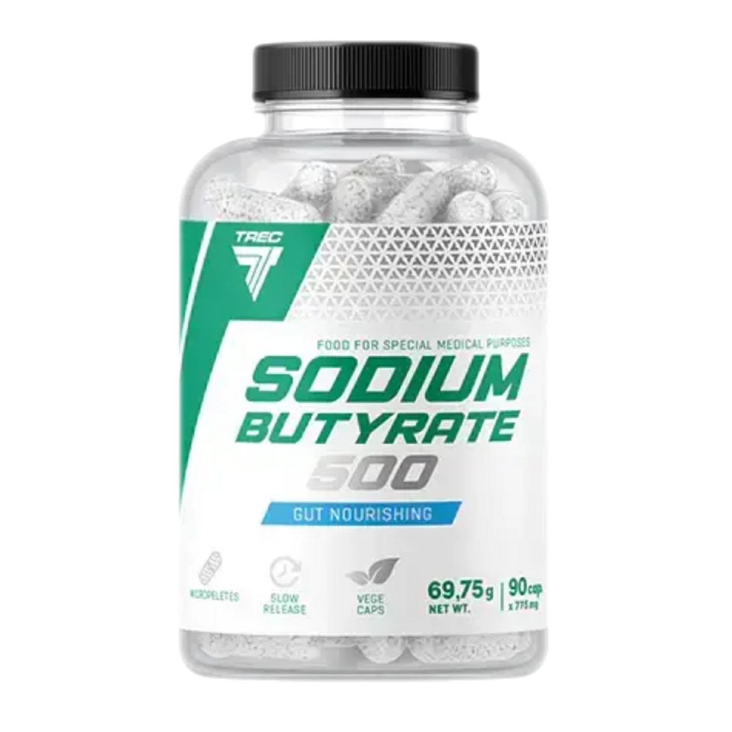 Trec Nutrition Sodium Butyrate 500 90 Vege Caps Trec Nutrition Sodium Butyrate 500 90 Vege Caps