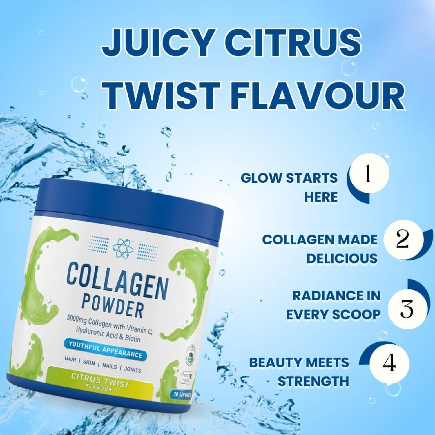 Applied Nutrition Collagen Powder 165g Applied Nutrition Collagen Powder 165g