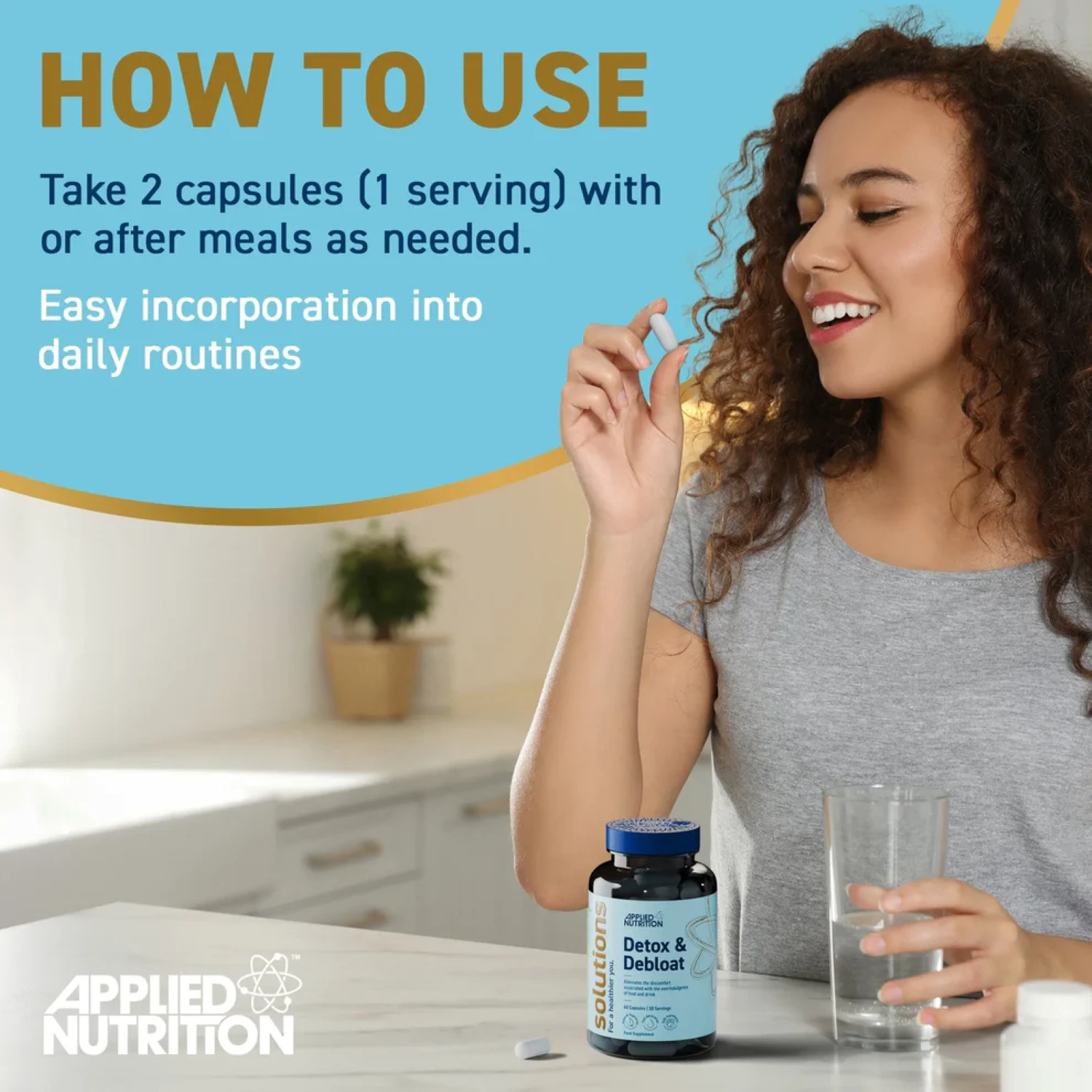 Applied Nutrition Detox & Debloat 60 Caps Applied Nutrition Detox & Debloat 60 Caps