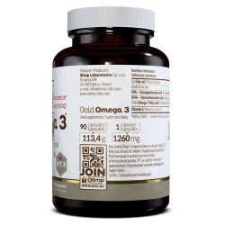 Olimp Labs Gold Omega 3 65% 90 Caps Olimp Labs Gold Omega 3 65% 90 Caps