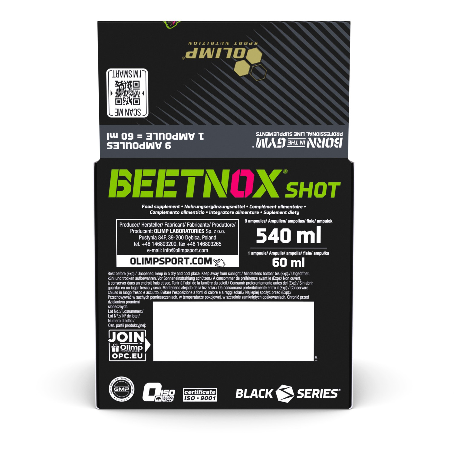 Olimp Nutrition BeetNox Shot 9 x 60ml