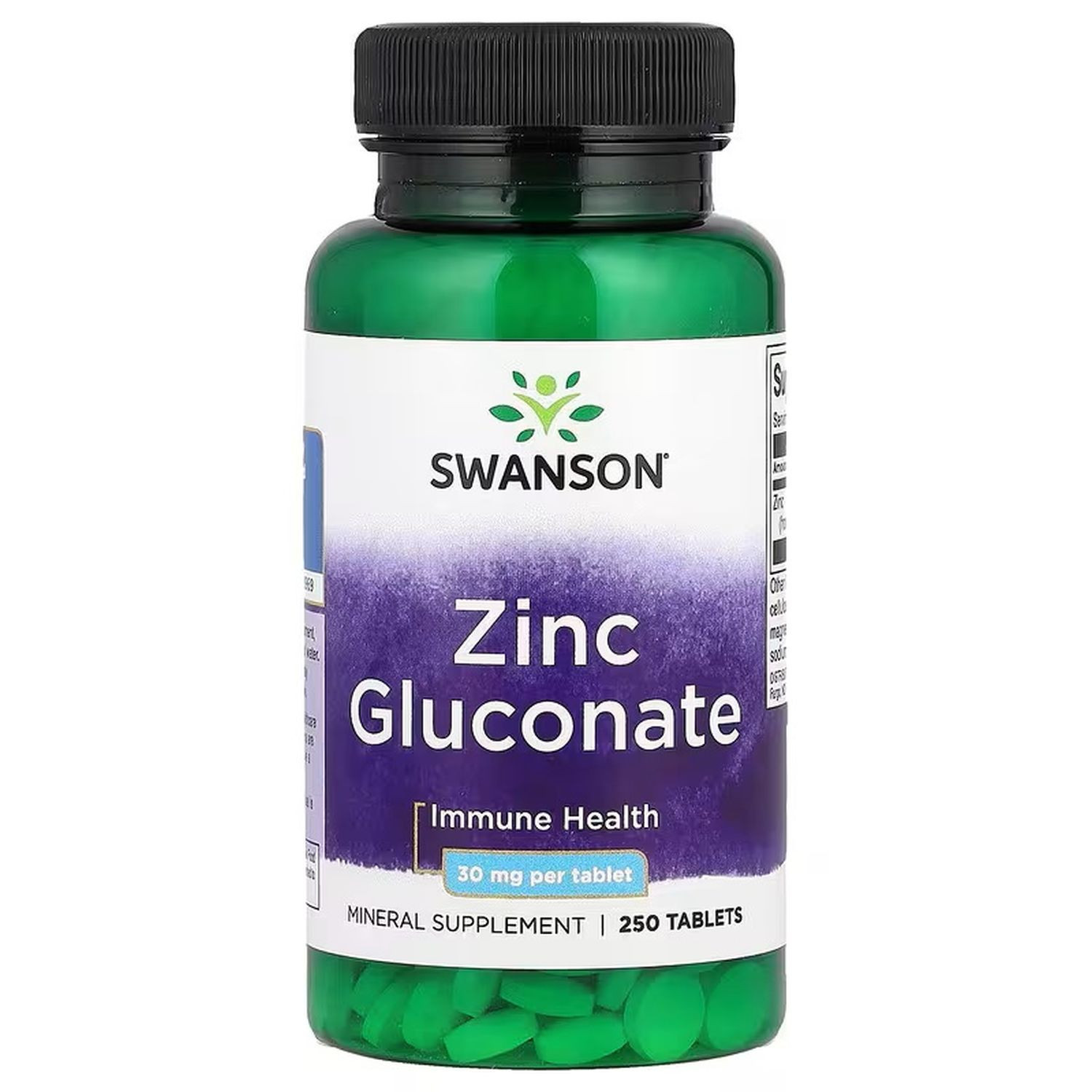 Swanson Zinc Gluconate 250 Tabs