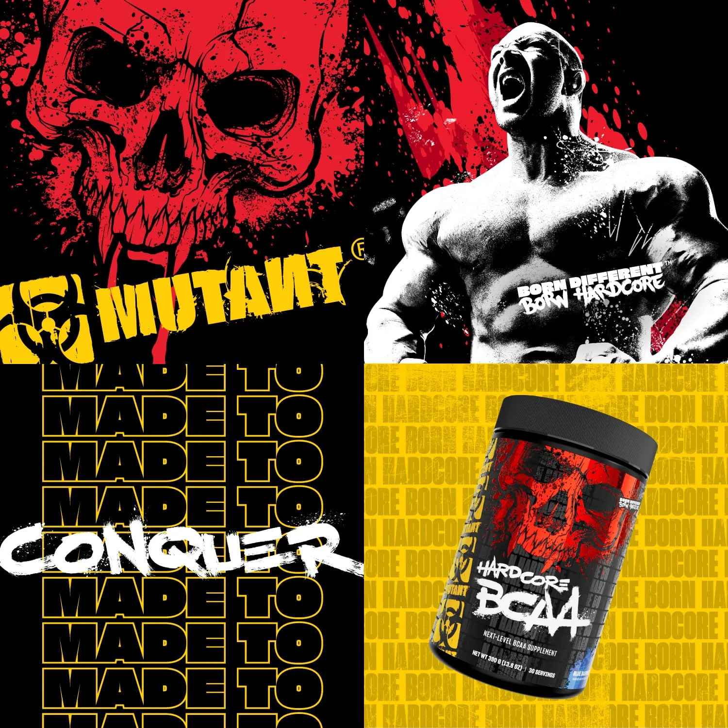 Mutant Hardcore BCAA Powder 390g Mutant Hardcore BCAA Powder 390g