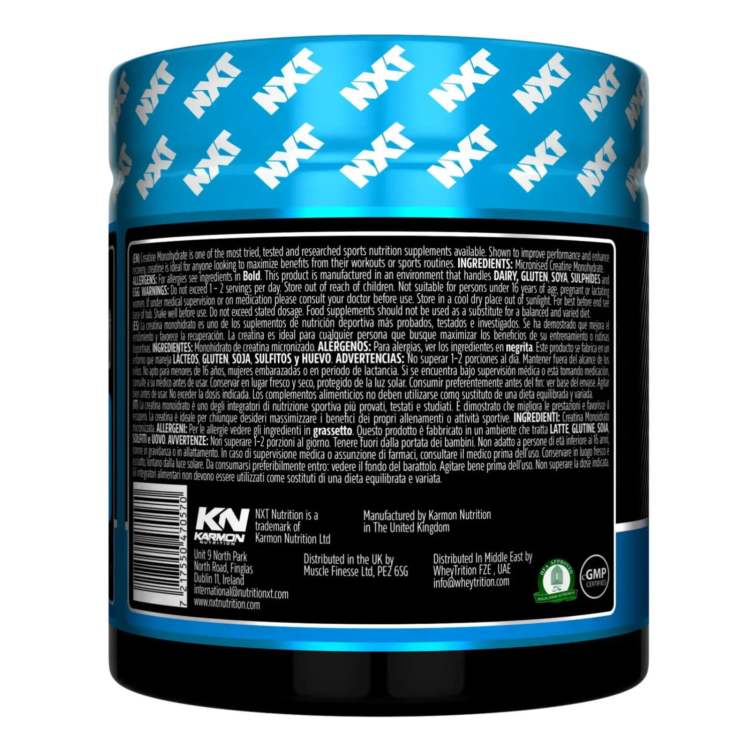 NXT Nutrition Micronised Creatine Powder 300g NXT Nutrition Micronised Creatine Powder 300g