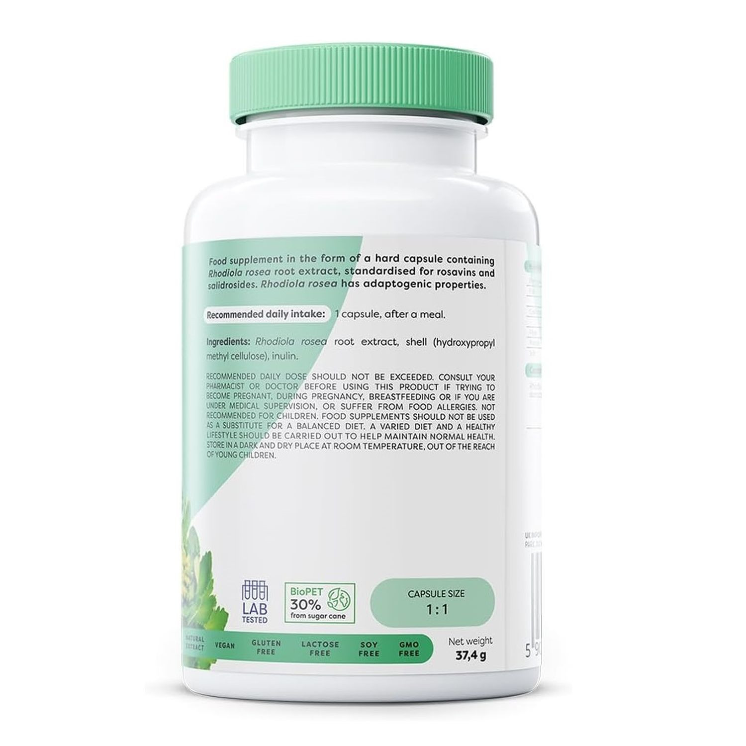 Osavi Rhodiola 500mg Vegan Caps