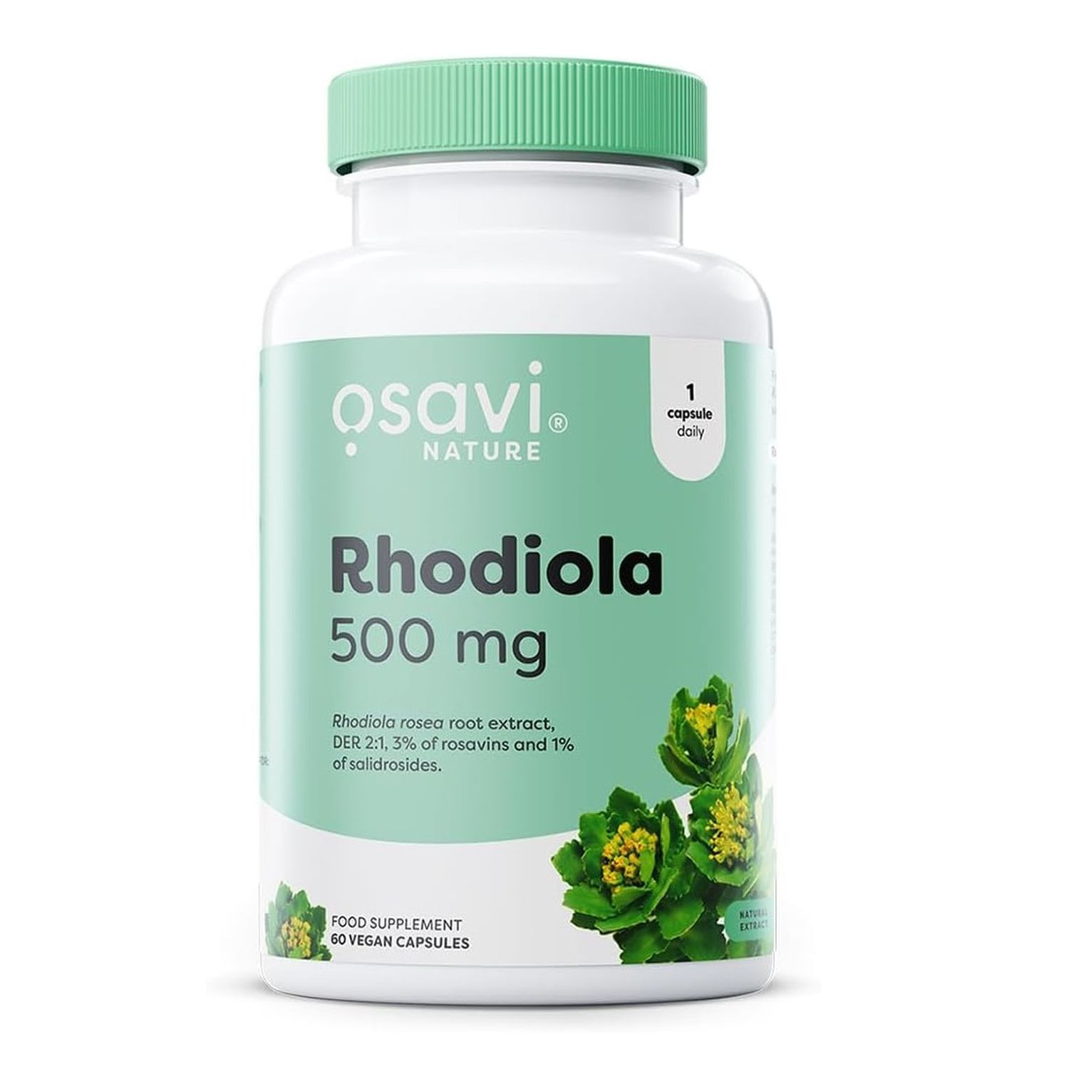 Osavi Rhodiola 500mg Vegan Caps