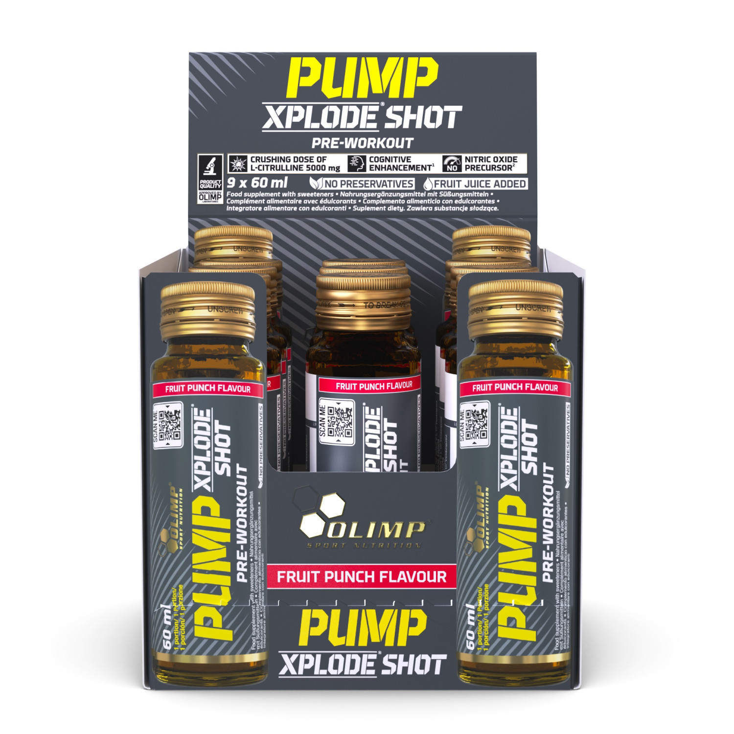 Olimp Nutrition Pump Xplode Shot 9 x 60ml