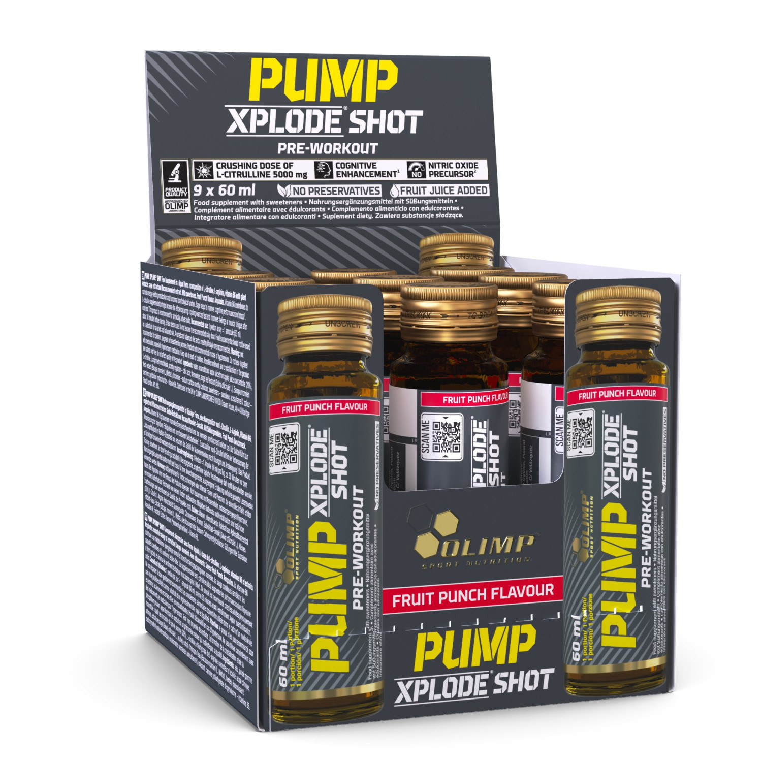 Olimp Nutrition Pump Xplode Shot 9 x 60ml