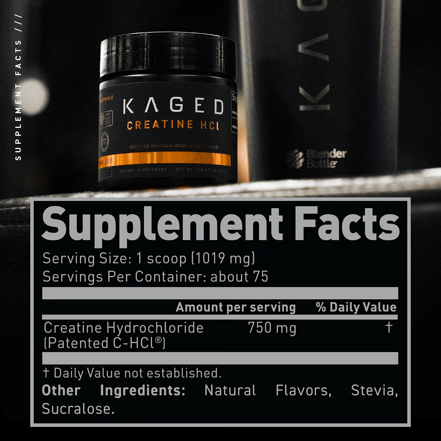 Kaged Muscle Creatine HCl Flavoured Powder Kaged Muscle Creatine HCl Flavoured Powder