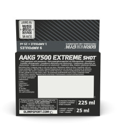 Olimp Nutrition AAKG 7500 Extreme Shot 9 x 25ml