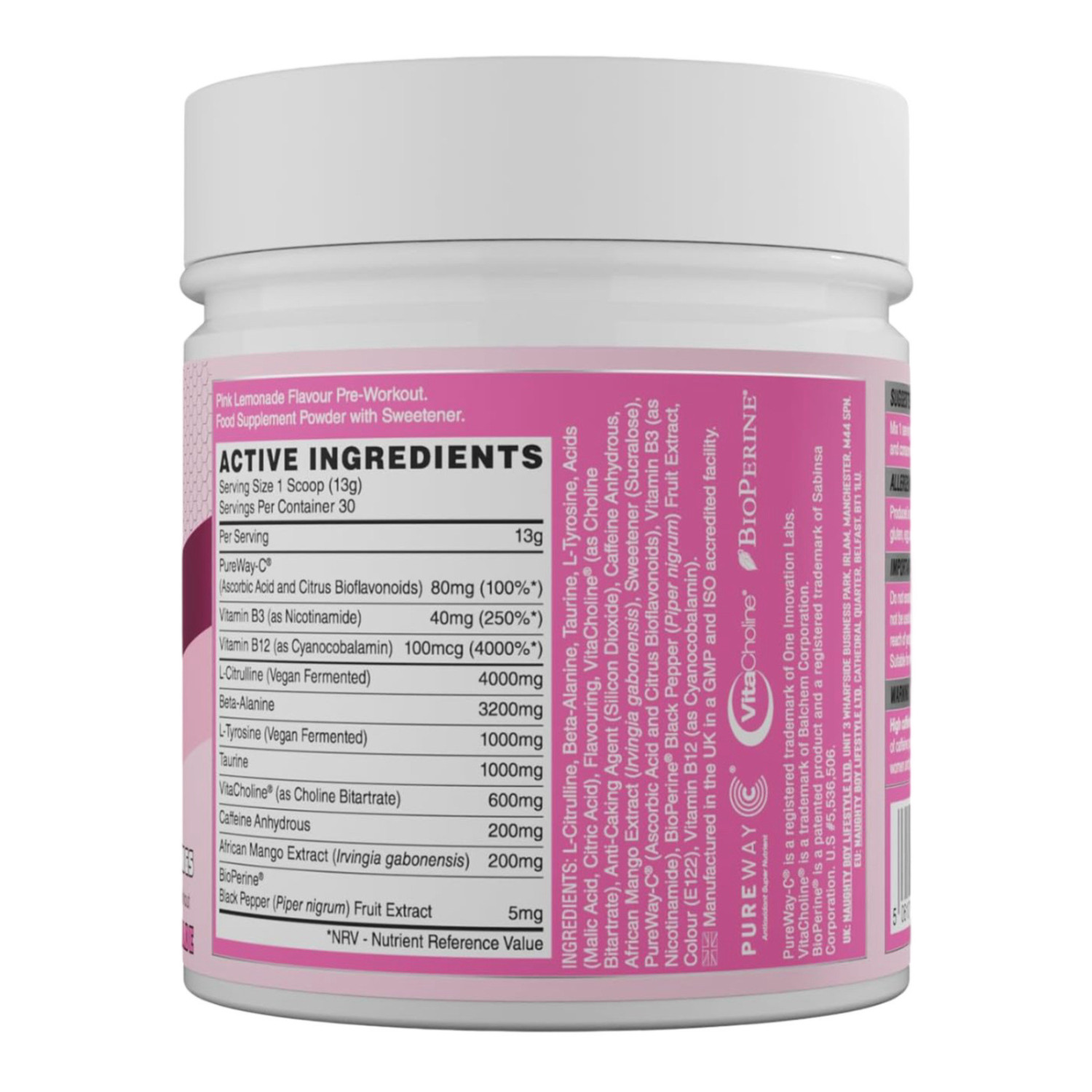 Naughty Boy Energy Powder 390g Naughty Boy Energy Powder 390g