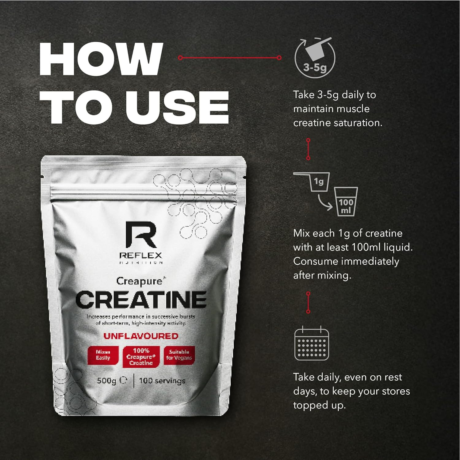 Reflex Nutrition Creatine Creapure Powder