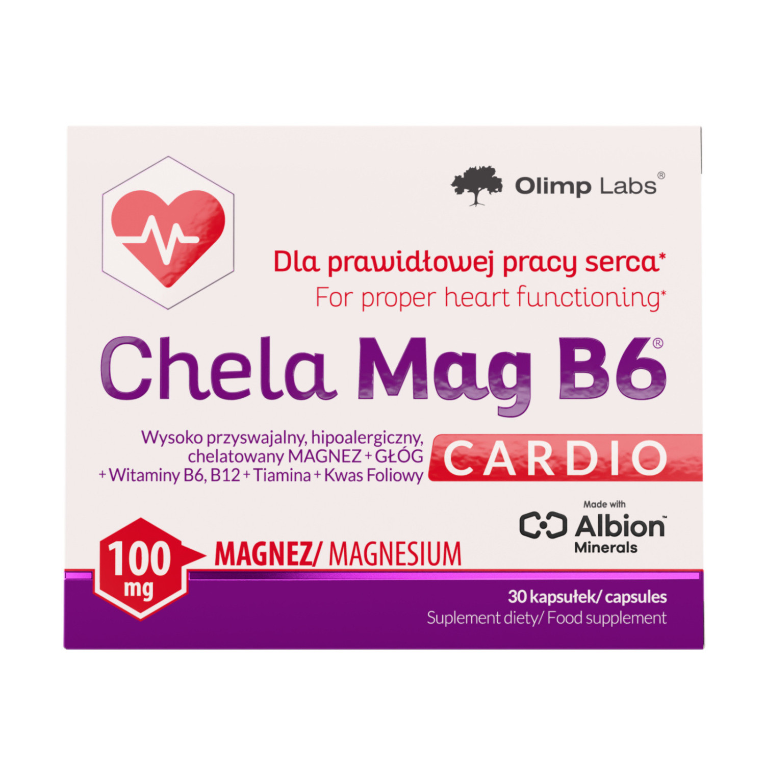 Olimp Labs Chela Mag B6 Cardio 30 Caps Olimp Labs Chela Mag B6 Cardio 30 Caps