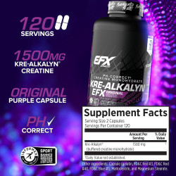 EFX Sports Kre-Alkalyn Dye Free Caps EFX Sports Kre-Alkalyn Dye Free Caps
