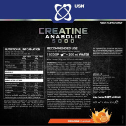 USN Creatine Anabolic 5000 Powder 900g