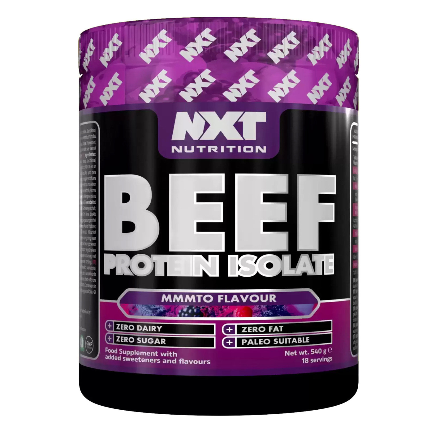 NXT Nutrition Beef Protein Isolate Powder