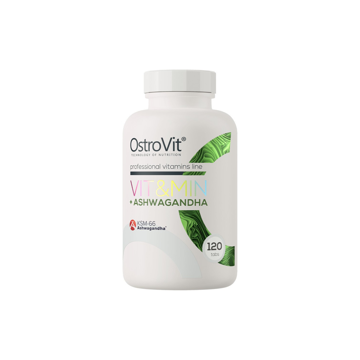 Ostrovit Vit&Min + Ashwagandha KSM-66 120 Tabs
