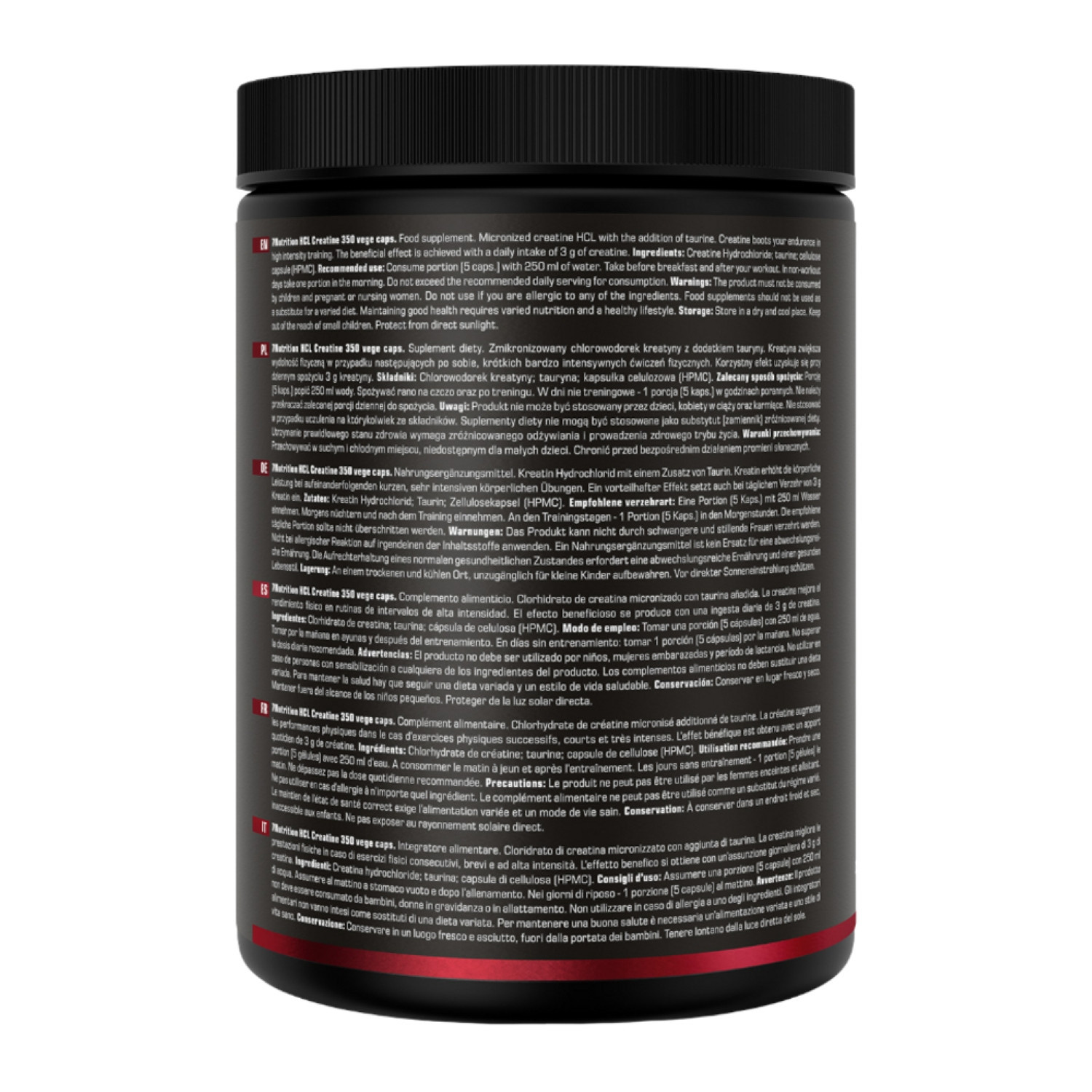 7Nutrition HCL Creatine 350 Vege Caps 7Nutrition HCL Creatine 350 Vege Caps