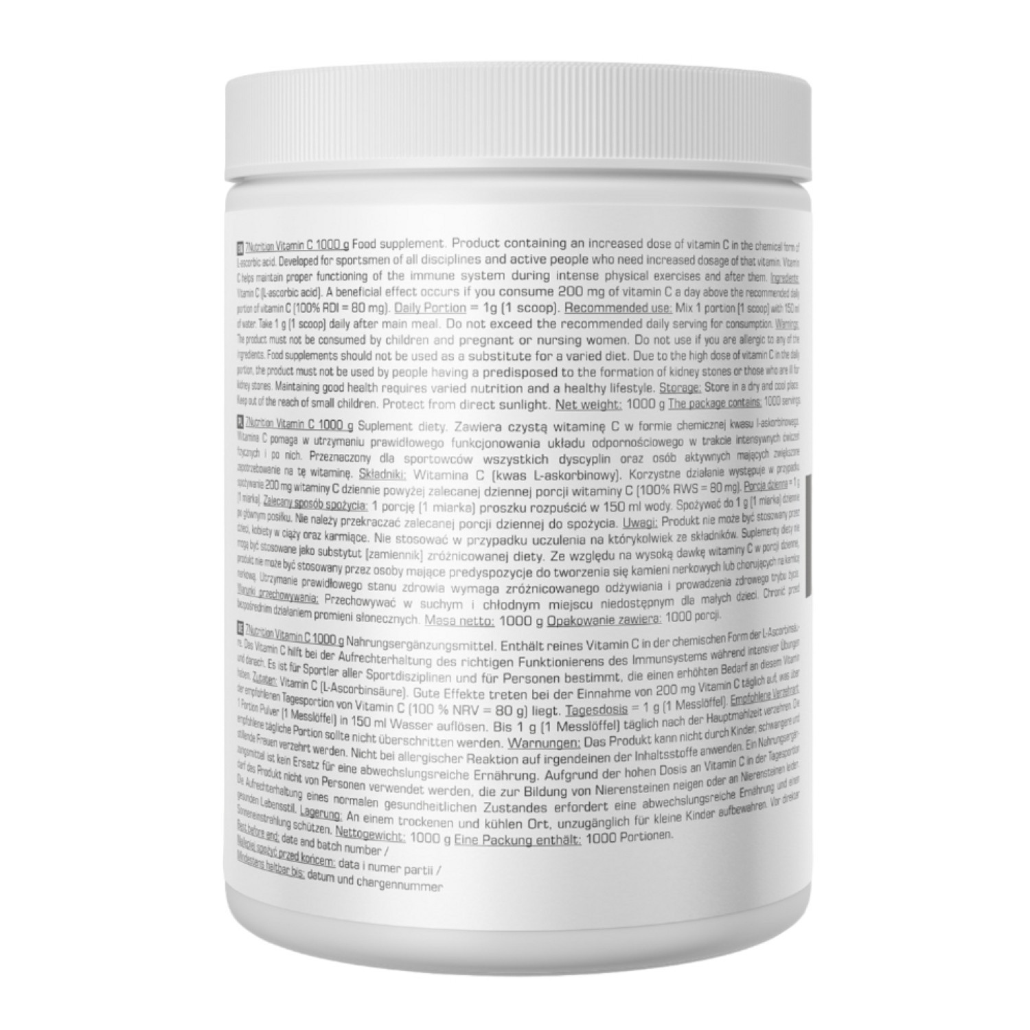 7Nutrition Vitamin C Pure Powder