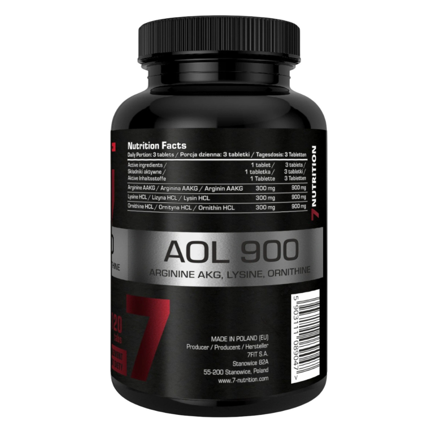 7Nutrition AOL 900 120 tabs 7Nutrition AOL 900 120 tabs