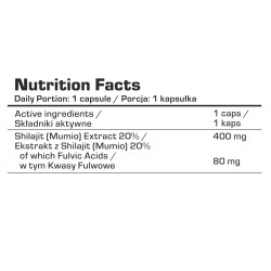 7Nutrition Shilajit Mumio 120 Vege Caps