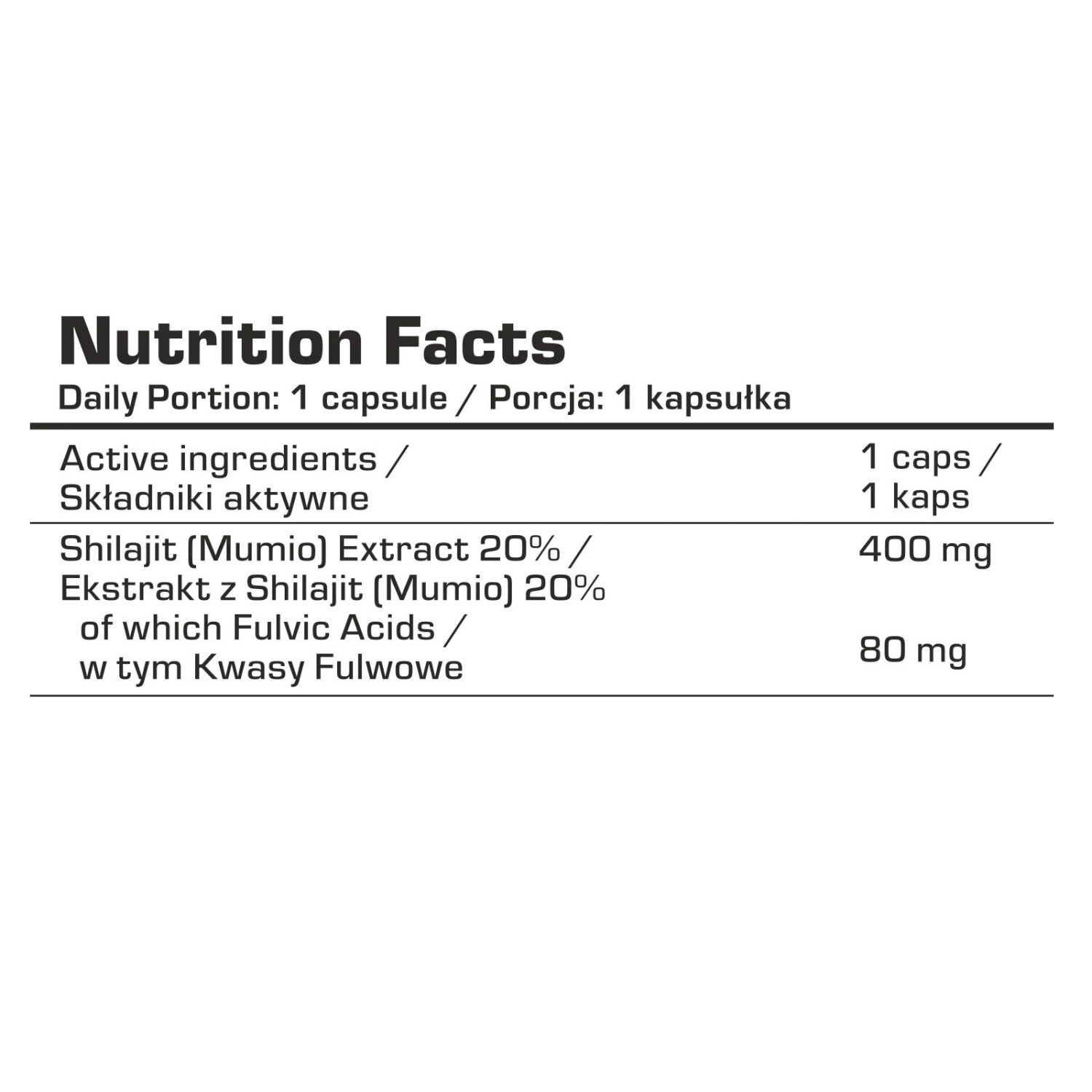 7Nutrition Shilajit Mumio 120 Vege Caps