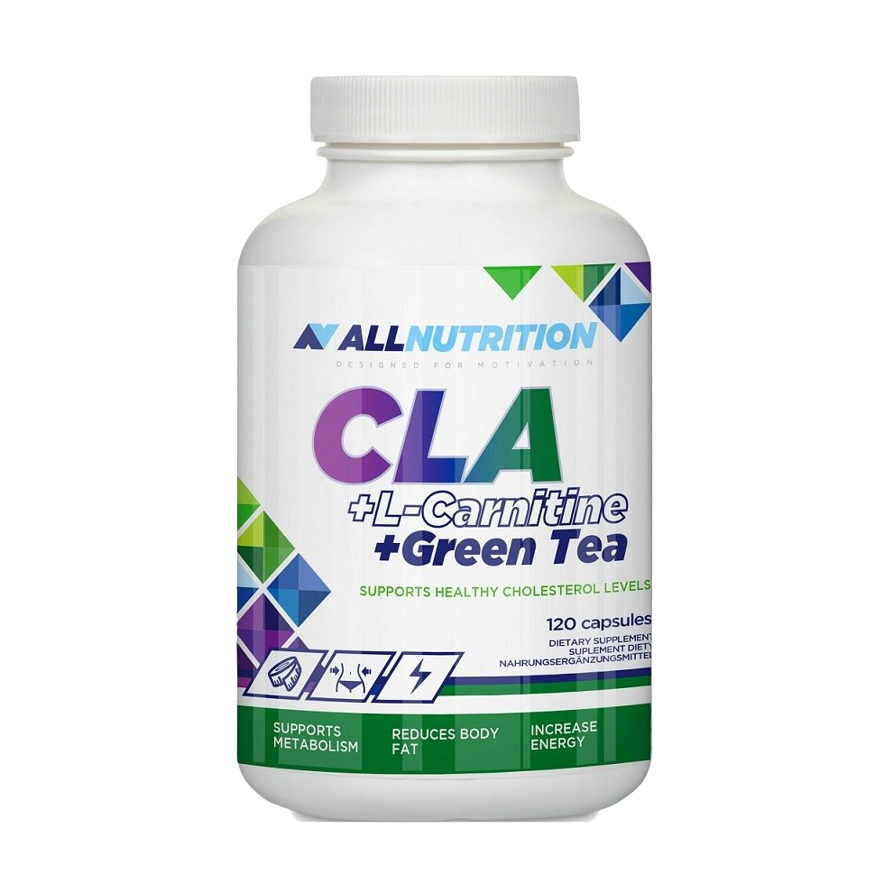 ALLNUTRITION CLA + L-CARNITINE + GREEN TEA 120 CAPS CLEAR