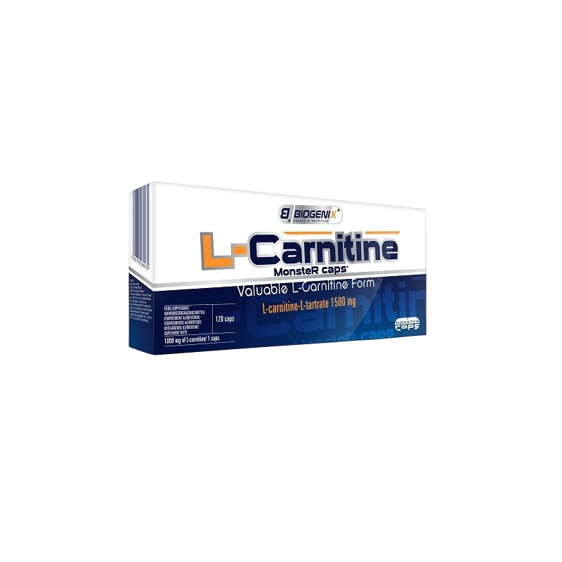 BIOGENIX L-CARNITINE 120 CAPS CLEAR