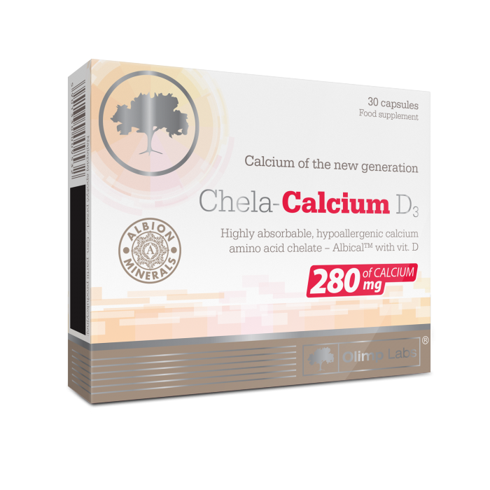 OLIMP LABS CHELA-CALCIUM D3 30 CAPS CLEAR
