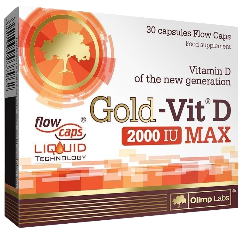 OLIMP LABS GOLD-VIT D 2000 IU MAX CLEAR