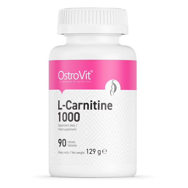 OSTROVIT L-CARNITINE 1000 90 TABS FRONT CLEAR