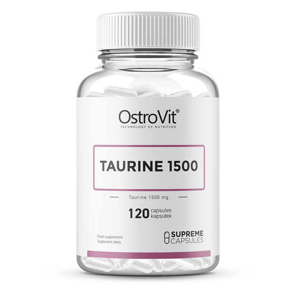 OSTROVIT TAURINE SUPREME CAPSULES 120 CAPSFRONT CLEAR